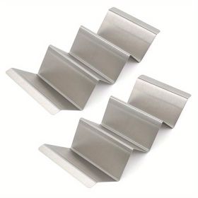2pcs Taco Holders; Stainless Steel Taco Bracket Tray; Mexican Tortilla Tray; Suitable For Baking; Dishwasher And Barbecue; Kitchen Accessories 2pcs Taco Holders; Stainless Steel Taco Bracket Tray; Mexican Tortilla Tray; Suitable For Baking; Dishwasher And Barbecue; Kitchen Accessories
